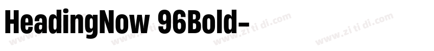 HeadingNow 96Bold字体转换